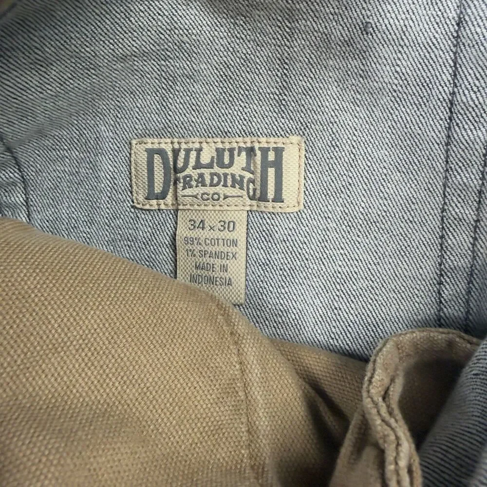 Duluth Trading Flex Ballroom Jeans Mens 32x28.5 Washed Black Stretch Gusseted